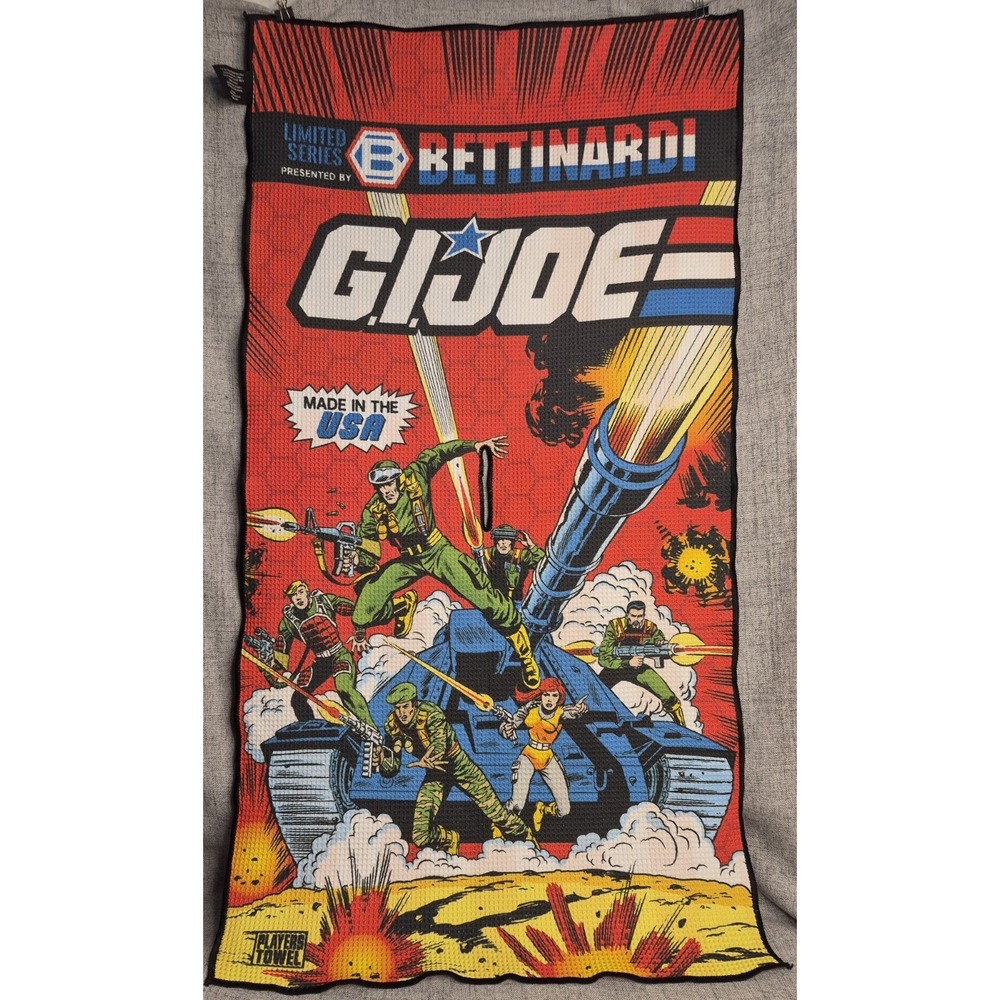 Bettinardi Ltd Series G.I. Joe Comic Real American Hero Players Golf Towel